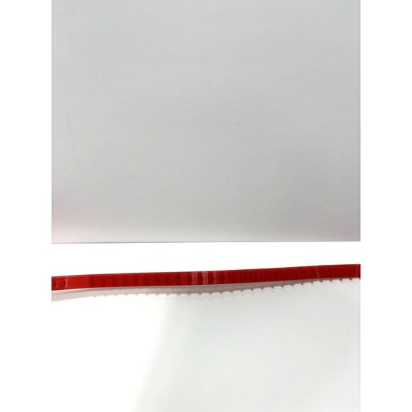 Off-White Red Zip Tie Tag 2013 Original Pre-Owned Streetwear Accessory GUC - Picture 4 of 5